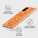 High Vibrations - Color Swirl Samsung Galaxy A71 4G Case 3