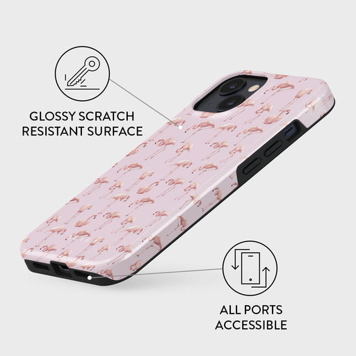 Nostalgic Pink - Flamingos iPhone 13 Mini Case 7