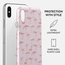 Nostalgic Pink - Flamingos iPhone XS Max Case 2