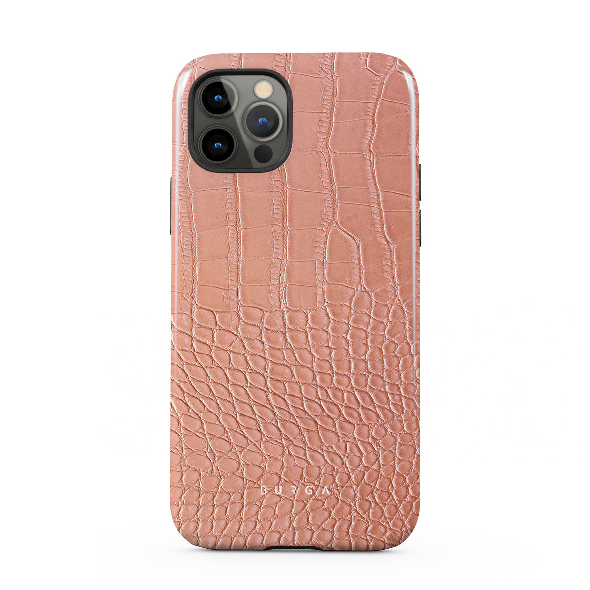 Pink Croco - iPhone 12 Pro Case | BURGA