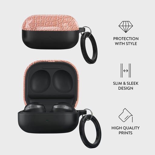 Pink Croco - Samsung Galaxy Buds Pro Case 4
