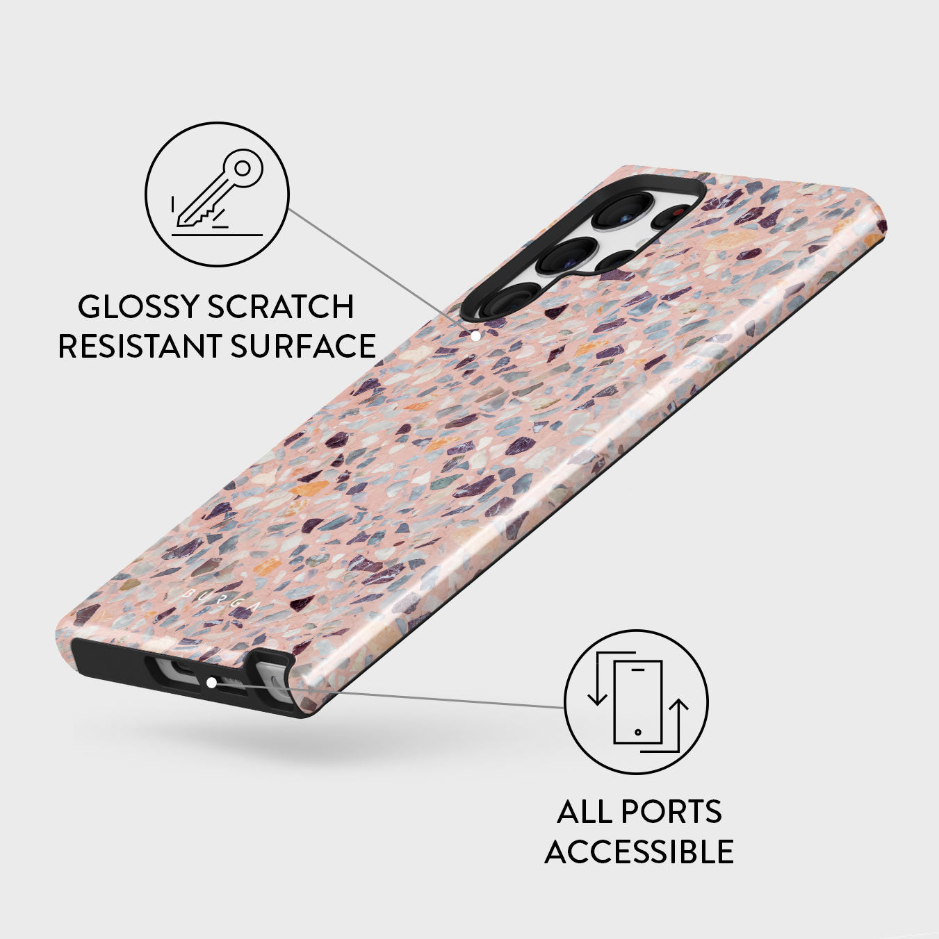 Sugar Coating - Colorful Samsung Galaxy S22 Ultra Case | BURGA