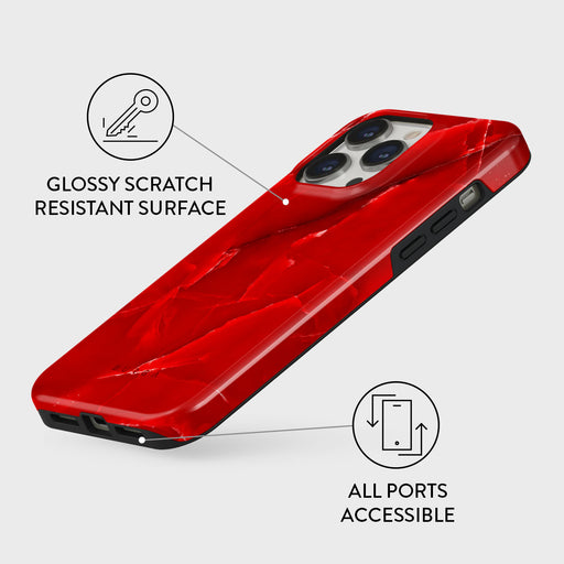Wild Blaze - Red iPhone 13 Pro Max Case 7