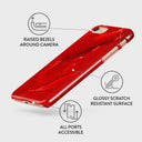 Wild Blaze - Red iPhone SE (2022) Case 3