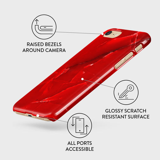 Wild Blaze - Red iPhone SE (2022) Case 3
