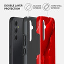Wild Blaze - Red Samsung Galaxy A34 Case 2
