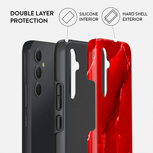 Wild Blaze - Red Samsung Galaxy A34 Case 2