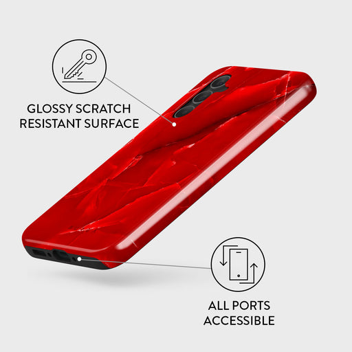 Wild Blaze - Red Samsung Galaxy A34 Case 3