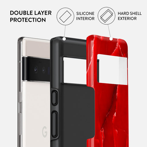 Wild Blaze - Red Google Pixel 6 Pro Case 2