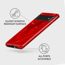 Wild Blaze - Red Google Pixel 6 Pro Case 3