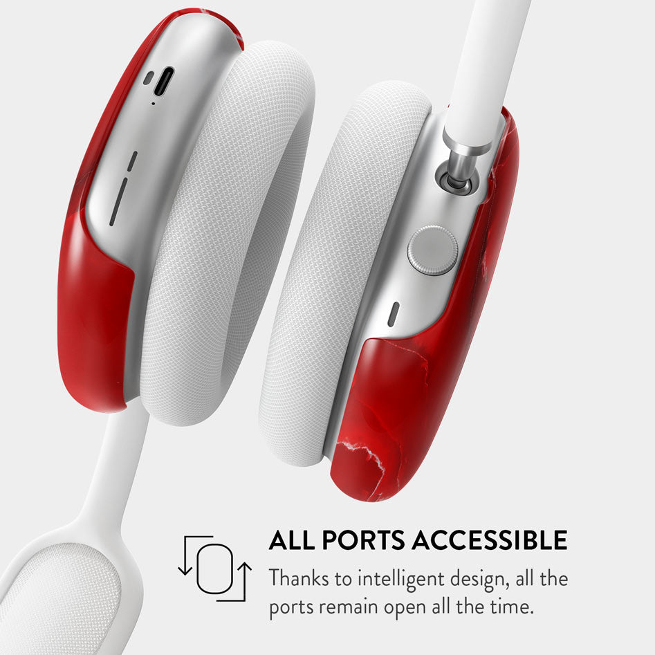 AirPods Max レッド 本体とスマートケース Wild Blaze - Red Apple AirPods Max Case Cover | BURGA
