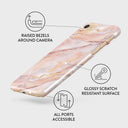 Morning Sunshine - Pastel Marble iPhone SE (2020) Case 3