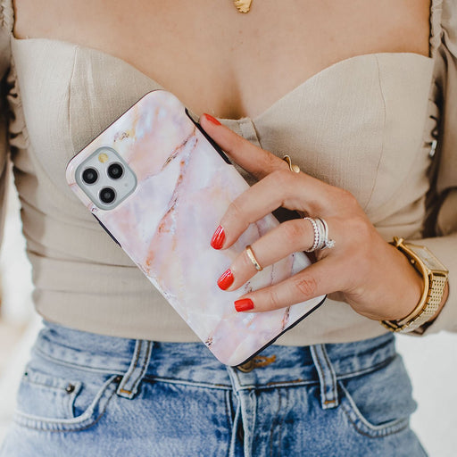 Morning Sunshine - Pastel Marble iPhone SE (2020) Case 12