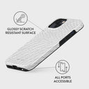 Glacial Desert - White Snakeskin iPhone 14 Plus Case 7