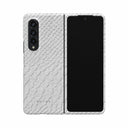 Glacial Desert - White Snakeskin Samsung Galaxy Z Fold 3 Case 1