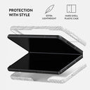 Glacial Desert - White Snakeskin Samsung Galaxy Z Fold 3 Case 2