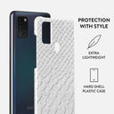 Glacial Desert - White Snakeskin Samsung Galaxy A21s 4G Case 2