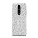 Glacial Desert - White Snakeskin OnePlus 8 Case 1