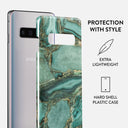 Ubud Jungle - Turquoise Samsung Galaxy S10 Plus Case 2
