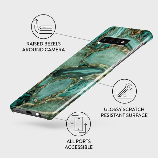 Ubud Jungle - Turquoise Samsung Galaxy S10 Plus Case 3
