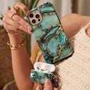Ubud Jungle - Turquoise Samsung Galaxy S10 Plus Case 12