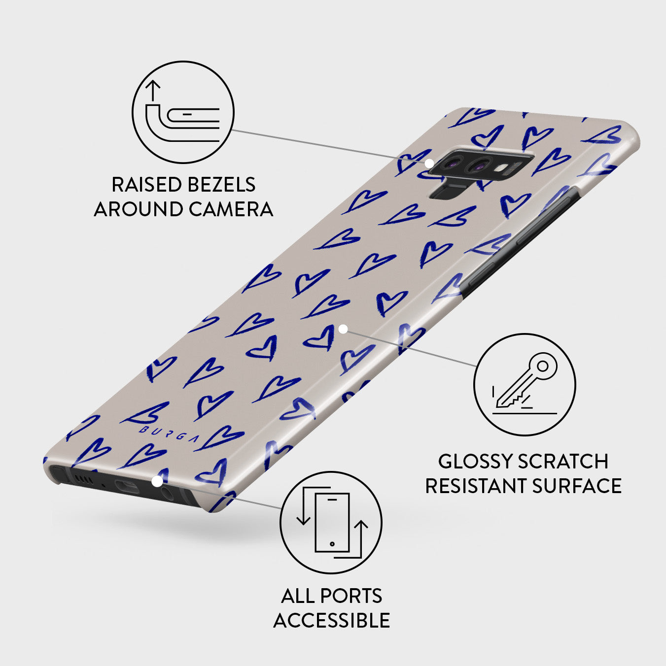 Love Me Right - Samsung Galaxy Note 9 Case | BURGA