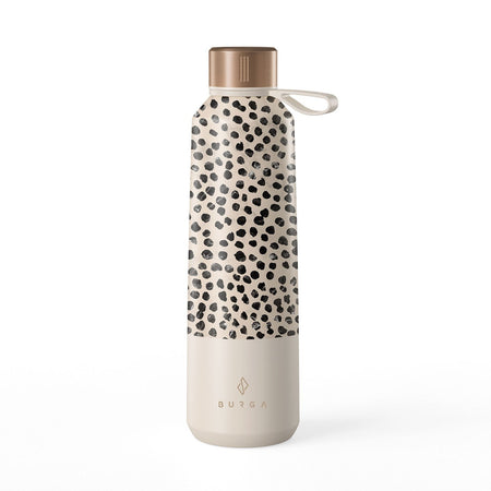 Almond Latte Cute Water Bottle Flask | BURGA
