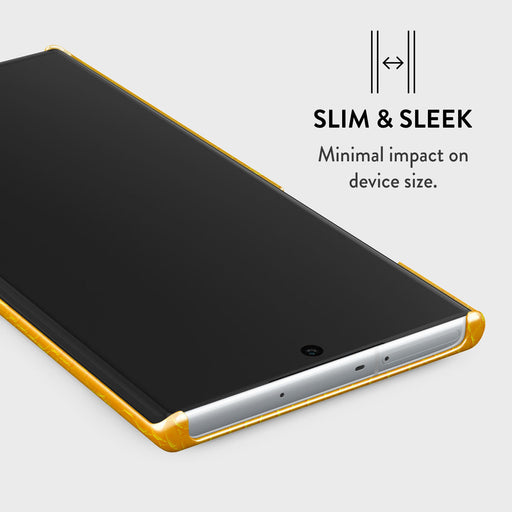 Canary Yellow - Snake Skin Samsung Galaxy Note 10 Plus Case 4