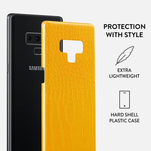 Canary Yellow - Snake Skin Samsung Galaxy Note 9 Case 2