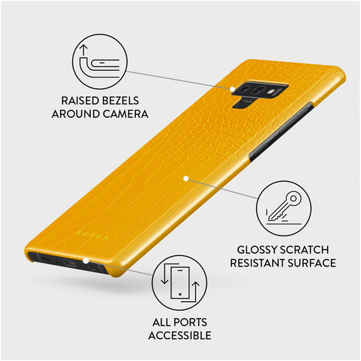 Canary Yellow - Snake Skin Samsung Galaxy Note 9 Case 3