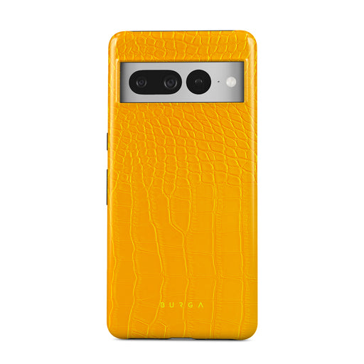 Canary Yellow - Snake Skin Google Pixel 7 Pro Case