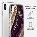 Purple Skies - Marble iPhone XS Max Case 2