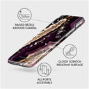 Purple Skies - Marble iPhone XS Max Case 3
