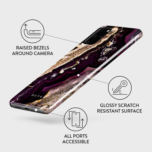 Purple Skies - Marble Samsung Galaxy S20 Plus 4G / 5G Case 3