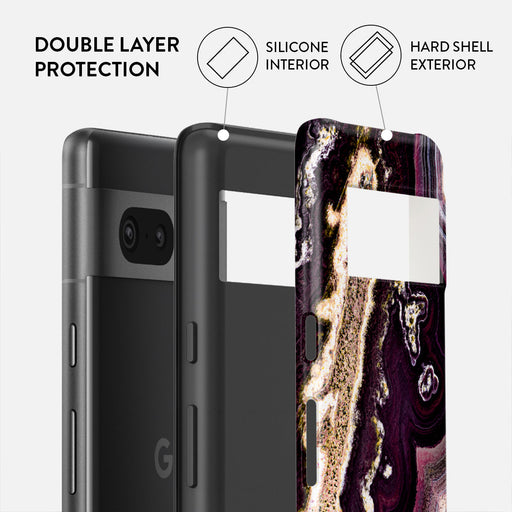 Purple Skies - Marble Google Pixel 7 Case 2