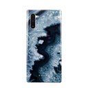 Frozen Lake - Gray Marble Samsung Galaxy Note 10 Case 1