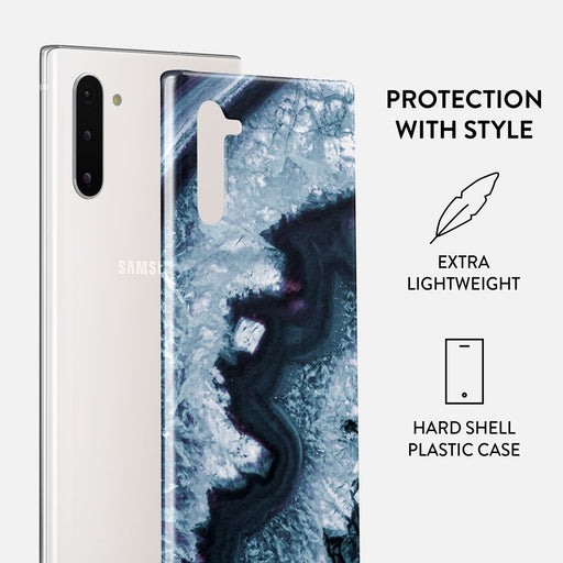 Frozen Lake - Gray Marble Samsung Galaxy Note 10 Case 2