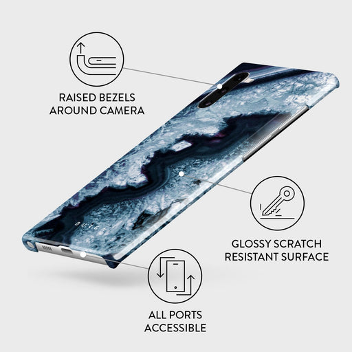 Frozen Lake - Gray Marble Samsung Galaxy Note 10 Case 3