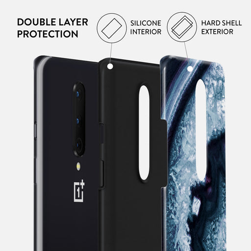 Frozen Lake - Gray Marble OnePlus 8 Case 2